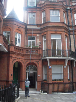 Colnbrook window cleaning job